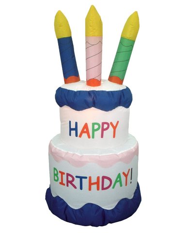 Happy Birthday Cake 6 Ft. Tall Happy Birthday Cake 6 Ft. Tall